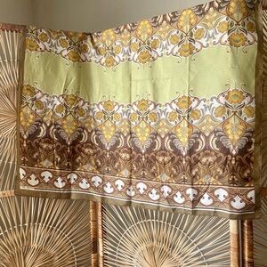 Adrienne Landau Studio Floral Silk Scarf Square